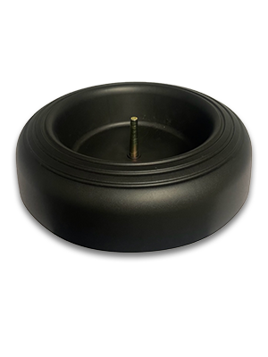 Kunststof | Mat Zwart (tot 2 meter)