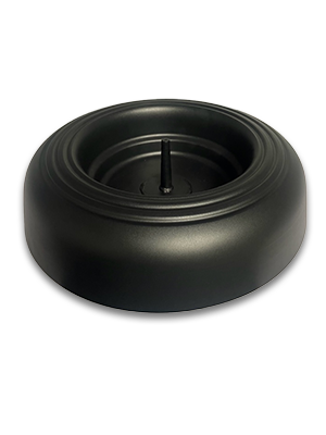 Metaal | Zandstructuur Zwart (tot 3 meter)